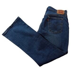 Vintage Levi's 515 Nouveau Boot Cut Jeans Womens 12 S Mid Rise Stretch 33x29